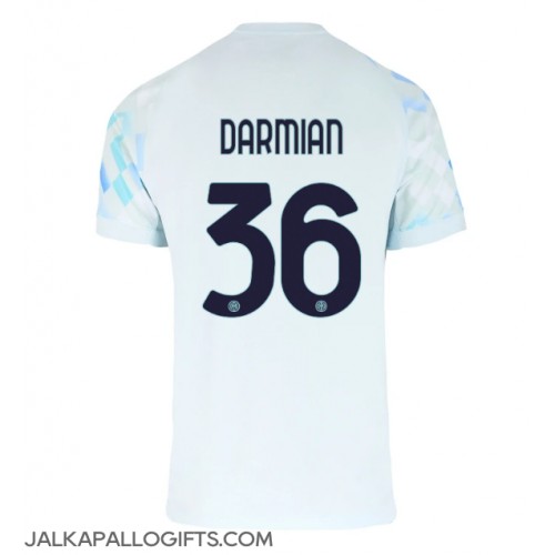 Inter Milan Matteo Darmian #36 Vieraspaita 2025-26 Lyhythihainen Inter Milan Matteo Darmian #36 Vieraspaita 2025-26 Lyhythihainen